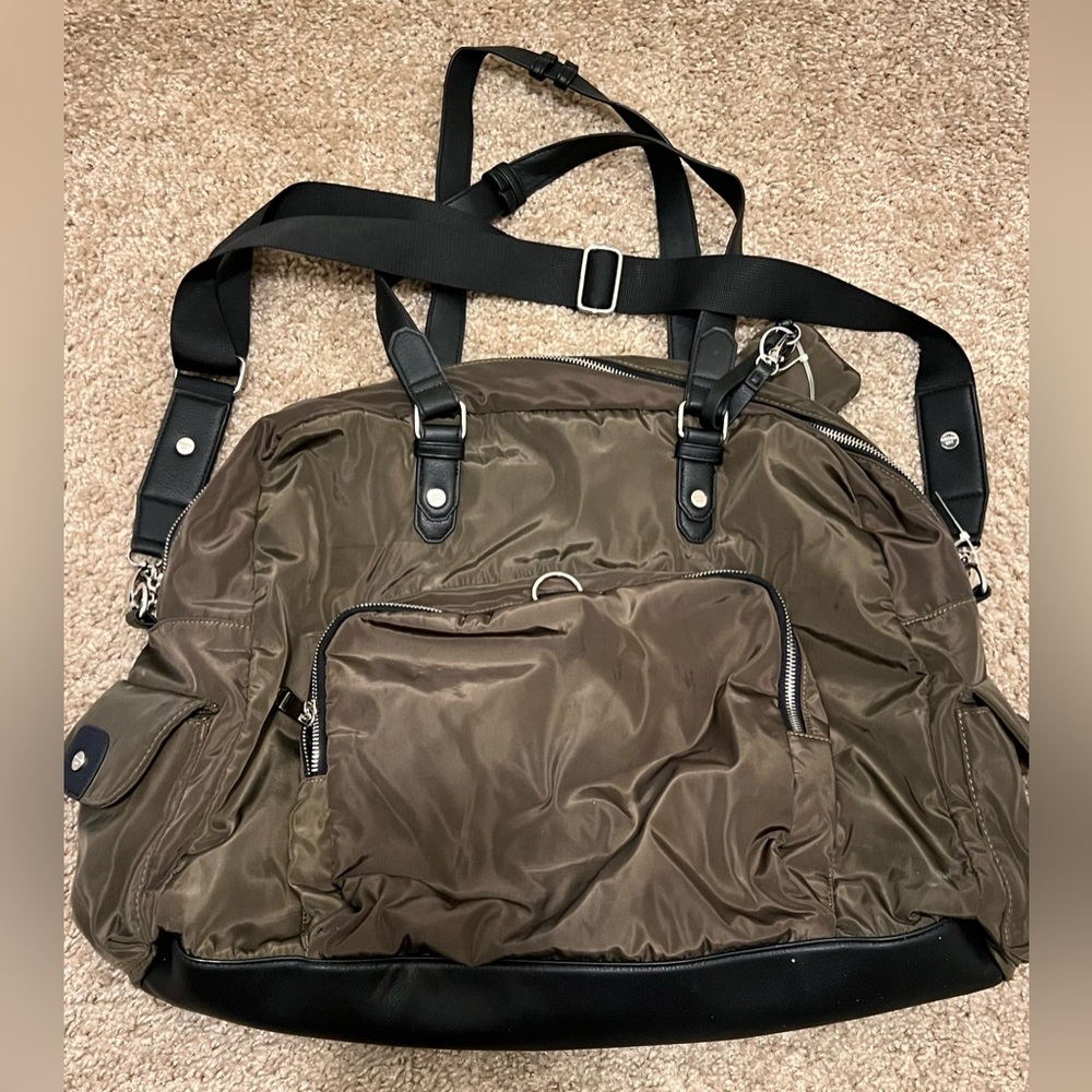 Madden Girl Women's Gloryn Weekender, Olive, One Size